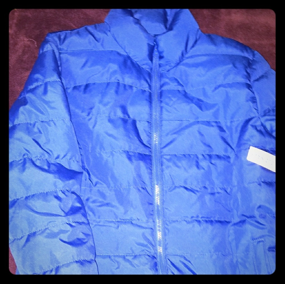 Old Navy Blue Puff Jacket